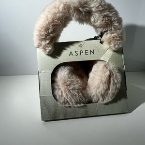 Aspen Women's Plush Tan Earmuffs